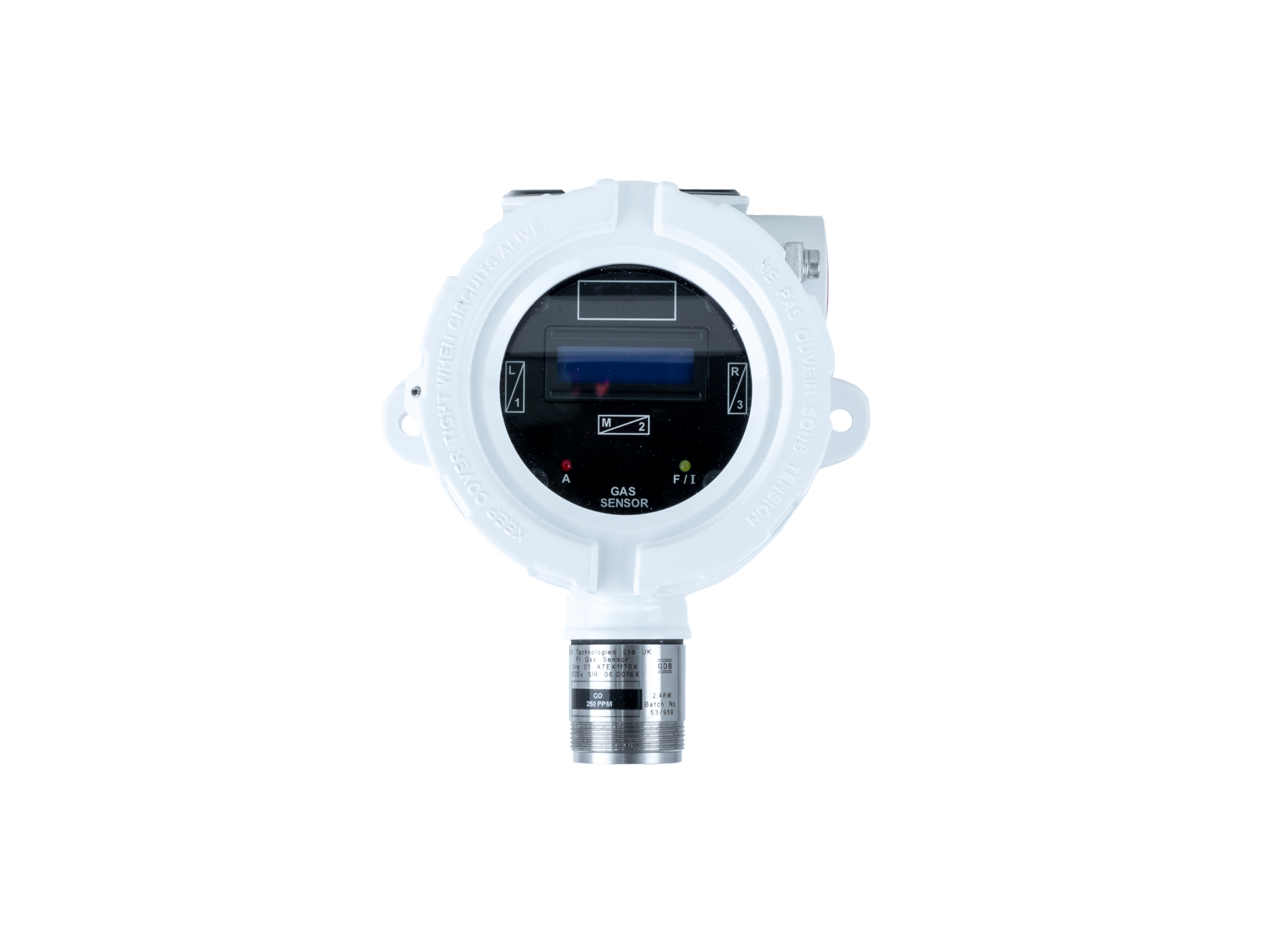 Explosion proof gas detector