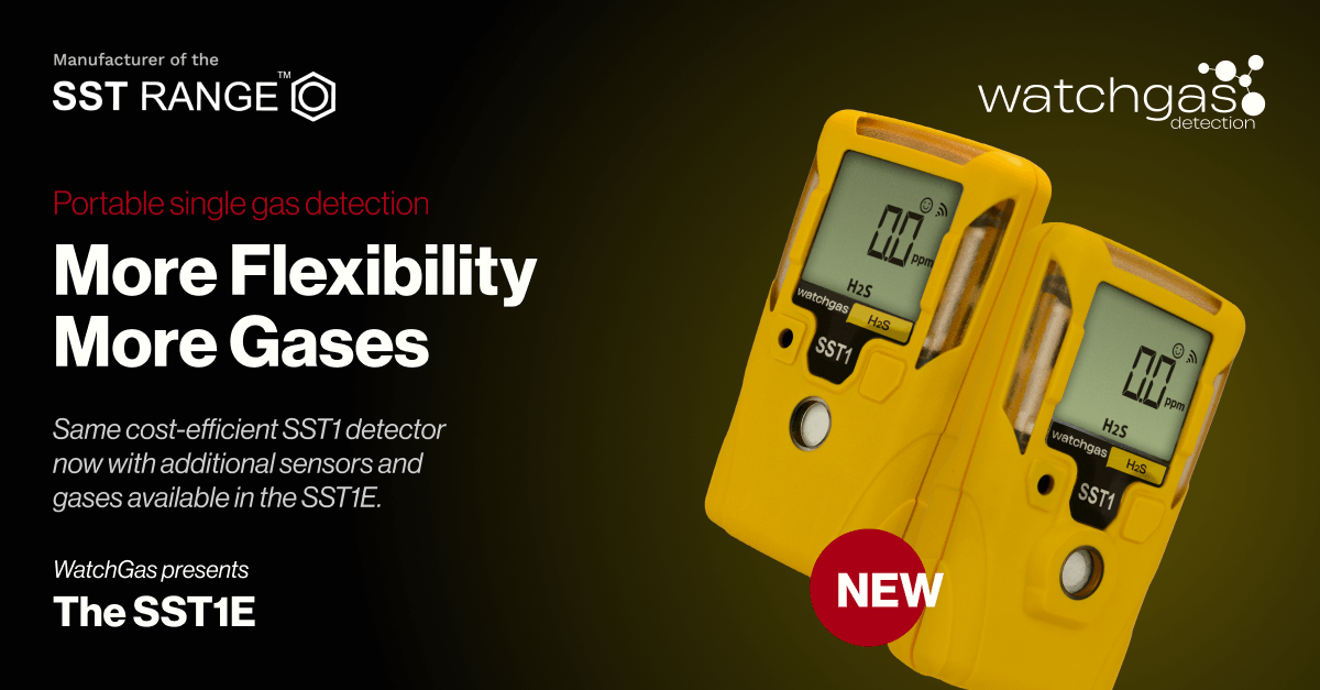 Introducing SST1E single gas detectors: More gases. More flexibility. Same trusted foundation.